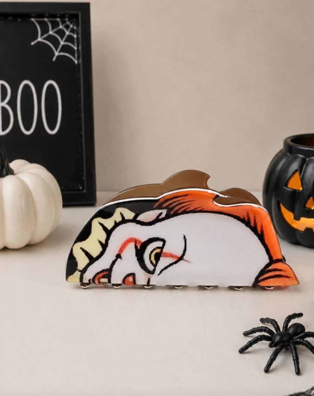 Halloween Penny Wise Hair Claw Clip New